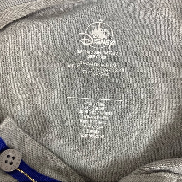 Disney Embroidered Mickey Mouse Polo Shirt Size M - Picture 6 of 10